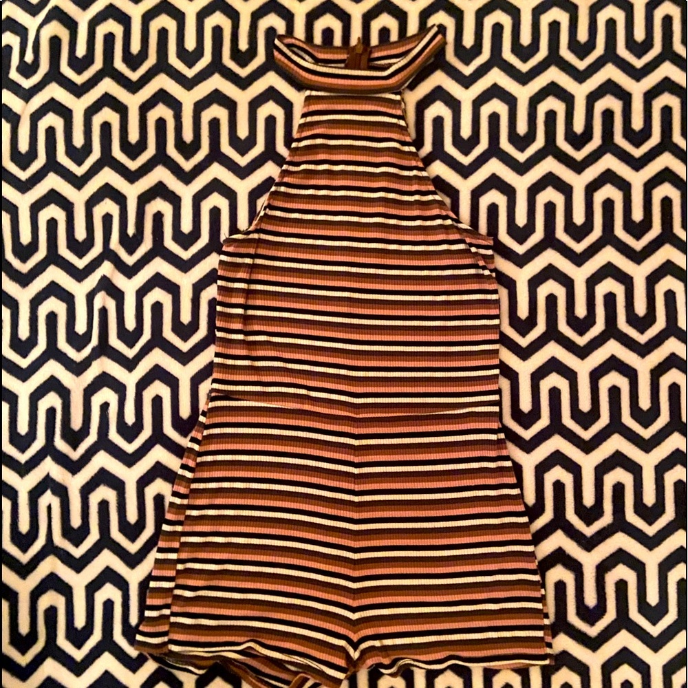Striped romper